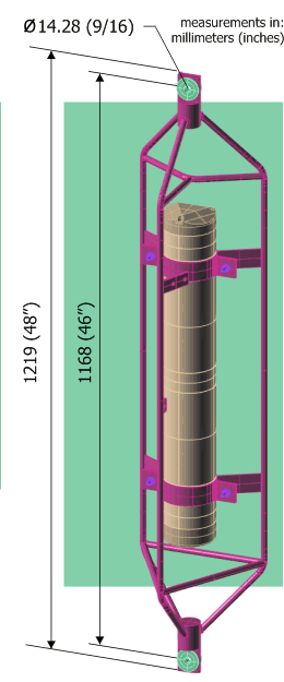 CgAMD structure dimensions diagram